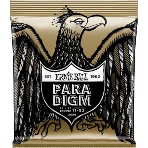 Ernie Ball 2088 Paradigm 80/20 Bronze Light Acoustic Strings (.011-.052)